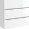 Homeroots 36" White Wood Freestanding Bathroom Vanity With White Sink And Three Drawers 624151 - alternate 3