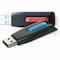 Verbatim 64GB Store 'n' Go V3 USB 3.2 Gen 1 Flash Drive, 2pk, Red, Blue, 64 GB, USB 3.2 (Gen 1) Type A, 4PK 70899 - alternate 1