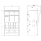 Siemens SITOR fuse holder 22x 127 63 A 1500 V AC/1000 V DC 3-pole 3NC2393-0MK - alternate 2