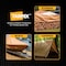 Tarpex Extra Heavy Duty Tarp, 7 ft x 30 ft, 12 Mil, Tan, Polyethylene THD-TA-730 - alternate 2