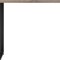 Homeroots 47" Taupe and Gray Writing Desk With Three Drawers 286418 - alternate 3
