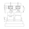 Vdomdoors Closet Bypass Interior Door, 72" x 96", White MELA7222DBD-WS-7296 - alternate 2