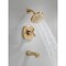 Delta Stryke 14 Series Tub and Shower, 4.22 in, Lumicoat Champagne Bronze T144766-CZ-PR - alternate 2
