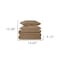 Homeroots Taupe Queen Cotton Blend 650 Thread Count Washable Duvet Cover Set 528374 - alternate 2