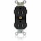 Leviton Straight Blade Receptacle, 5-15R, 15 A, 125V AC, Self-Grounded MT562-SE - alternate 1