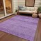 Homeroots 8' X 10' Plum And Purple Medallion Washable Indoor Outdoor Area Rug 616127 - alternate 3