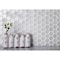 Apollo Tile White 11.6 in x 12 in Glass Glossy, Matte Floor and Wall Mosaic Tile 4.83 sqft/case, 5PK APLICL8801A - alternate 4