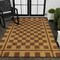 Jonathan Y Peater Classic Casual Commercial Natural Coir Natural/Red 5 ft. x 8 ft. Indoor/Outdoor Area Rug NRF109A-5 - alternate 3