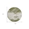 Homeroots 8' Olive Green Gray And Ivory Round Abstract Washable Indoor Outdoor Area Rug 599516 - alternate 3