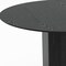 Homeroots 60" Black Solid Wood Pedestal Base Round Top Dining Table 721056 - alternate 2