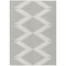 Homeroots 9' X 12' Ivory And Black Geometric Washable Indoor Outdoor Area Rug 598584 - alternate 3