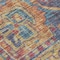 Homeroots 8' Runner Red Orange and Blue Oriental Washable Non Skid Indoor Outdoor Runner Rug 563836 - alternate 2