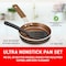 Bakken-Swiss Mini Nonstick Egg and Omelet Pan, Eco-Friendly, Copper/Golden, 5.5, 2PK BKCWMIN55 - alternate 2