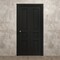 Sartodoors Sliding Closet Bi-fold Doors 64 x 96 inches, Ego 5012 Painted Black Oak, Sturdy Tracks Moldings Tr EGO5012BF-CHK-64x96 (2* 32x96) - alternate 3
