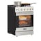 Koolmore 24 in. 4-Burner Slide-in Gas Range Oven, 3.7 cu. ft. in Stainless-Steel (KM-SGR24-SS) KM-SGR24-SS - alternate 3
