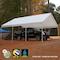 King Canopy Replacement Drawstring Cover 18ftx20ft, fits 17ft 9in by 20ft A-Frame, White TDS1820-5 - alternate 2