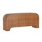 Manhattan Comfort Tressa 72 in Solid Wood Sideboard in Walnut (4-Door) SB1790-1 - alternate 3