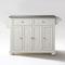 Crosley Alexandria Stainless Steel Top Full Size Kitchen Island/Cart KF30002AWH - alternate 1