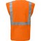 Ironwear Class 2 Hi Vis Reflective Modacrylic CAT 2 Flame Resistant Safety Vest, Orange, Large 1253FR-OZ-RD-LG - alternate 2