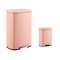 Happimess Connor Rectangular 13.2-Gallon Trash Can with Soft-Close Lid and FREE Mini Trash Can, Flamingo Pink HPM1006G - alternate 1