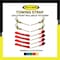 Tie 4 Safe 8 Point Roll Back Tie Down Kit w/ Chain Ends for Car Hauler Carrier Tow Truck. Red RT04CK-715-516-8P-14-R - alternate 4