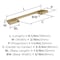 Amerock Angle 3-3/4 inch (96mm) Center-to-Center Champagne Bronze Cabinet Pull, 10PK 10VMP37300CZ - alternate 2