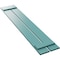 Ekena Millwork True Fit PVC, Two Board Spaced Board-n-Batten Shutters, Pure Turquoise, 11 1/4W x 62H, PR TFP101SBF11X062PT - alternate 5