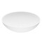 Vigo Lotus Modern White Matte Stone 16 in. L x 16 in. W x 5 in. H Round Vessel Bathroom Sink VG04015 - alternate 1