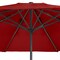 Pure Garden 9-Foot Outdoor Patio Umbrella, Red 50-101-R - alternate 2