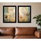 Homeroots Set Of Two Meandering Flowers I and II 2 Black Framed Print Wall Art, 2PK 406006 - alternate 2