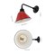 Jonathan Y Croydon 9.63" 1-Light Farmhouse Industrial Indoor/Outdoor Iron LED Gooseneck Arm Outdoor Sconce, Red JYL7612E - alternate 2