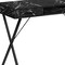 Homeroots 42" Black and White and Black Computer Desk With Two Drawers 489879 - alternate 3