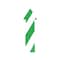 Safetytac Adhesive Floor Arrows, 3.5 in Height, 10 in Width, Flexible PVC, Arrow STHA1073 - alternate 1
