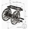 Liberty Garden 125 Ft. x 5/8'' Bronze Steel Hose Reel 708 - alternate 5