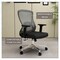 Leisuremod Adorit Ergonomic Office Chair - Mesh Back, Cotton Seat, Adjustable Height & 360 deg Swivel AO60LGR - alternate 2