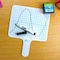 Flipside Rectangular Graph Double Sided Dry Erase Answer Paddle + Markers + Erasers - Class Pack  12 18125 - alternate 5