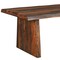 Homeroots 86" Dark Brown Solid Wood Dining Table 521833 - alternate 5