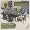 Leisuremod Marlin 78 in Aluminum Extendable Dining Table, 330 lb Capacity, Seats 8, Weatherproof MDT78BL - alternate 5