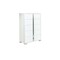Homeroots 33" White Manufactured Wood Five Drawer Chest 473080 - alternate 1