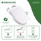 Anzzi Garden 12in 2pc 1.28 GPF Siphon Elongated Ceramic Toilet, White Electric Bidet Seat, ADA height Incl TL-AZ070-EB106V - alternate 3
