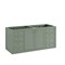 James Martin Vanities Vanity, without top, Smokey Celadon, 59.88 in W x 23.25 in D,  503-V60D-M-SC - alternate 3
