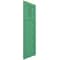 Ekena Millwork True Fit PVC San Miguel Mission Style Fixed Mount Shutters, Lilly Pads, 18W x 76H, PR TFP001SM18X076LP - alternate 2