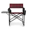 Picnic Time Family Of Brands Outdoor Directors Folding Chair, Red & Black Buffalo Plaid Pattern 810-17-406-000-0 - alternate 3