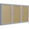 Ghent Enclosed Outdoor Bulletin Board 72 x 36", Vinyl PA33672VX-181 - alternate 1