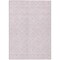 Homeroots 3' X 5' Pink Gray And Ivory Geometric Washable Indoor Outdoor Area Rug 594731 - alternate 4