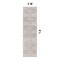 World Rug Gallery Bohemian Stripes Washable Non Slip Runner Rug 2 ft x 8 ft Beige WR73BEIGE2X8 - alternate 3