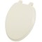 Home Impressions Elongated Closed Front Bone Wood Toilet Seat WMS-19-R1-B - alternate 1