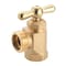 B & K Homewerks 1/2 in. FIP pc X 3/4 in. MHT Brass Washing Machine Valve VWMTOPB3 - alternate 1