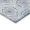 Homeroots 8' X 10' Gray And Denim Blue Medallion Washable Indoor Outdoor Area Rug 587659 - alternate 3