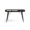Homeroots 46" Black and Gold Writing Desk 482433 - alternate 1